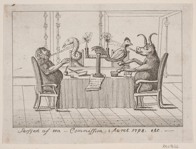 Den särskilda synen på en kommission år 1798 av Ubekendt