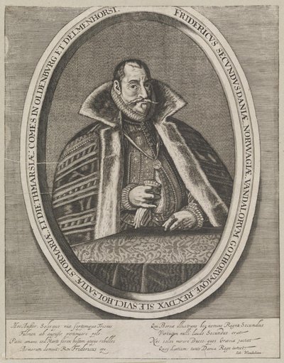 Fredrik II, kung av Danmark och Norge av Ubekendt 1600 tallet