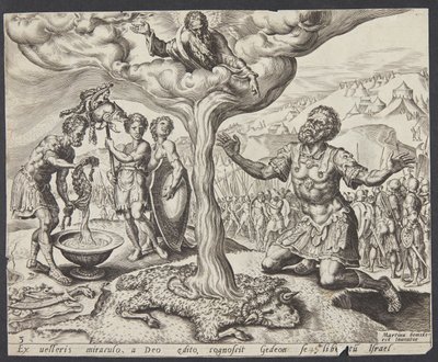 Daggen på fleece av ull av Ubekendt efter Maarten van Heemskerck