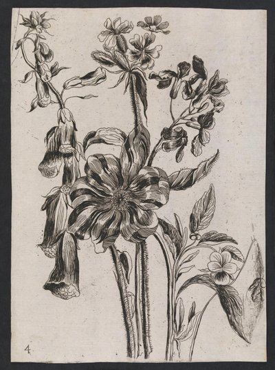 Blommor av Ubekendt hollandsk 1600 tallet