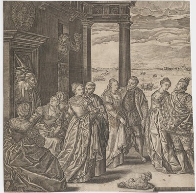 Den venetianska balen av Ubekendt nederlandsk 1600 tallet