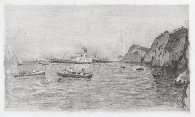 Hamnen i Capri [Marina di Capri] av Uberto dell