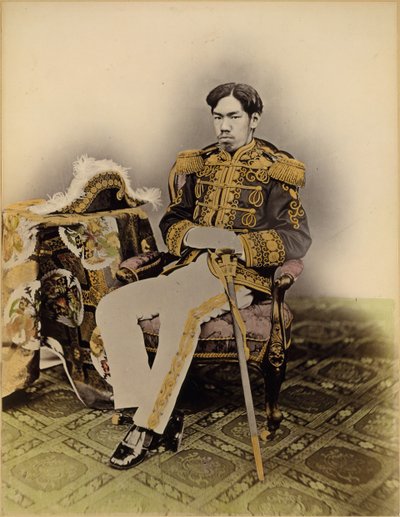 Mutsuhito, Meiji-kejsaren, 1873. av Uchida Kyuichi