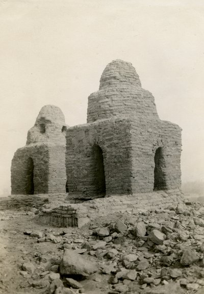 Kupolformad grav, Agargia, Sudan, fotografi av Ugo Monneret de Villard av Ugo Monneret de Villard