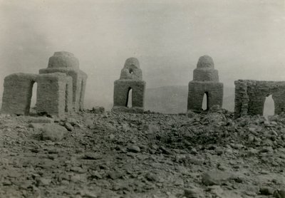 Kupolformad grav, Agargia, Sudan, fotografi av Ugo Monneret de Villard av Ugo Monneret de Villard