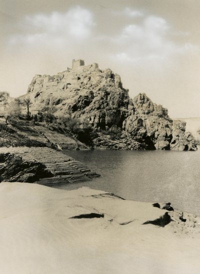 Befäst by i Diffinarti, Sudan, fotografi av Ugo Monneret de Villard av Ugo Monneret de Villard