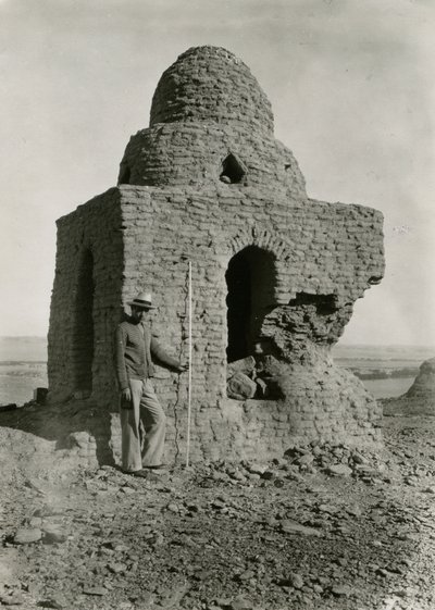 Stora graven, nekropol, Qasr Ibrim, Egypten, fotografi av Ugo Monneret de Villard av Ugo Monneret de Villard