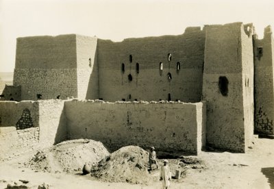 S:t Simeons kloster, Aswan, Egypten, fotografi av Ugo Monneret de Villard av Ugo Monneret de Villard