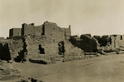 S:t Simeons kloster, Aswan, Egypten, fotografi av Ugo Monneret de Villard av Ugo Monneret de Villard