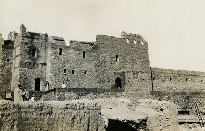 S:t Simeons kloster efter restaureringen, Aswan, Egypten, fotografi av Ugo Monneret de Villard av Ugo Monneret de Villard
