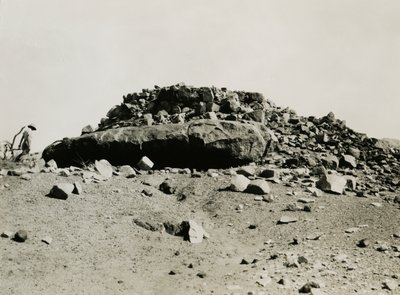 Ruiner i Goz Regeb-regionen, Sudan, fotografi av Ugo Monneret de Villard, ca 1925 av Ugo Monneret de Villard