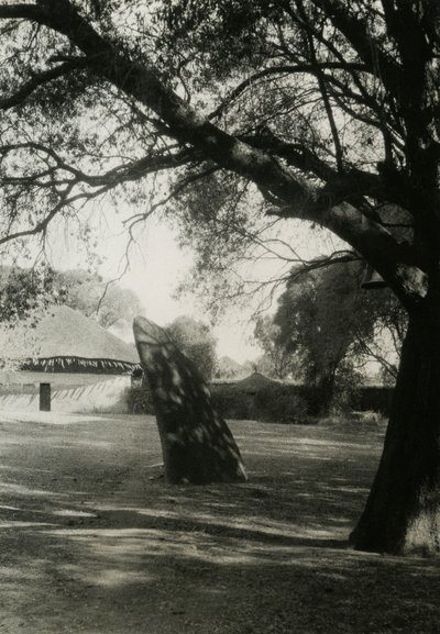 Stele i Axum, Etiopien, fotografi av Ugo Monneret de Villard, ca 1937 av Ugo Monneret de Villard