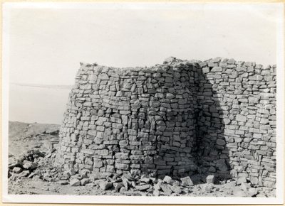 Tornet i sydöstra hörnet, Sabagura, Egypten, fotografi av Ugo Monneret de Villard av Ugo Monneret de Villard