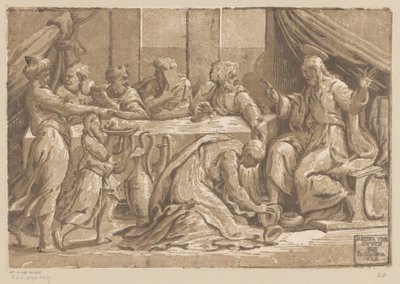 Kristus smord av Maria Magdalena av Ugo da Carpi