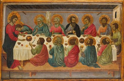 Den sista måltiden, ca. 1325-30. av Ugolino da Siena