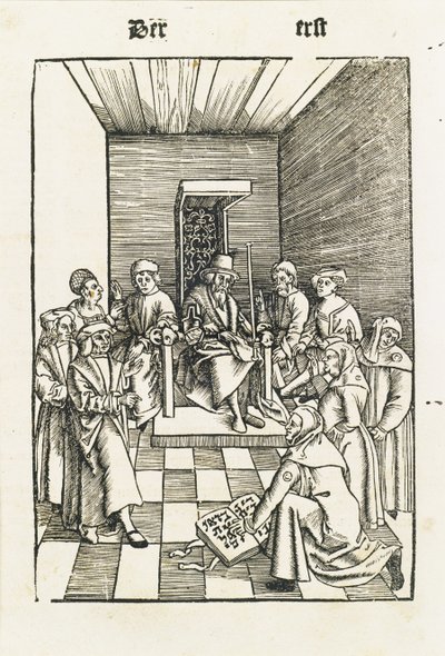 Judisk ed från Laienspiegel, Augsburg, 1509 av Ulrich Tengler