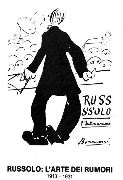 Omslaget till boken för Russolos futuristiska konsert "L