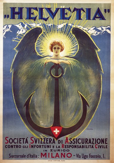 Helvetia affisch av Umberto Boccioni av Umberto Boccioni