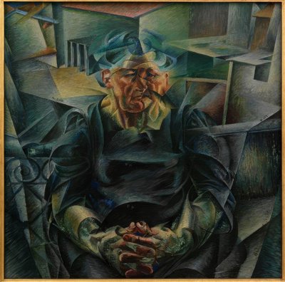 Horisontell konstruktion av Umberto Boccioni