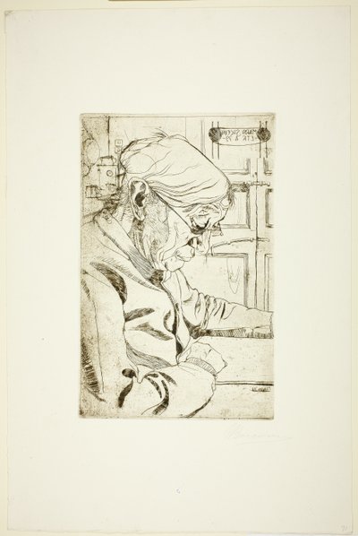 Fru Sacchi av Umberto Boccioni