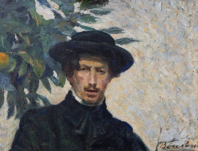 Självporträtt av Umberto Boccioni