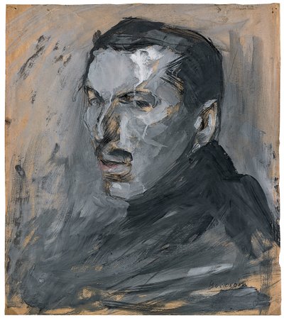 Självporträtt par Boccioni, Umberto (1882-1916). Tempera och pastell på kartong, storlek: 43,5x38,3 av Umberto Boccioni