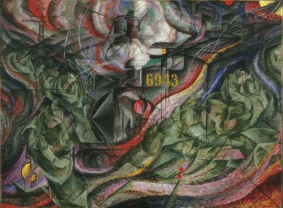 Sinnetillstånd I: Farvälna. 1911 av Umberto Boccioni