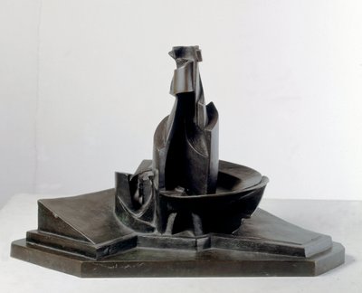 Utveckling av en flaska i rymden (Utveckling av en flaska i rymden) Bronsskulptur av Umberto Boccioni (1882-1916) 1912 Mått: 38,1 cm Milano, Museo del Novecento av Umberto Boccioni