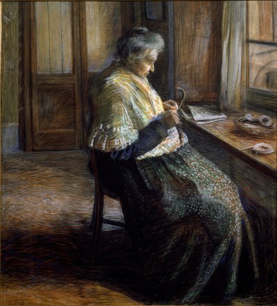 Moderporträttet av åldrad kvinna av Umberto Boccioni
