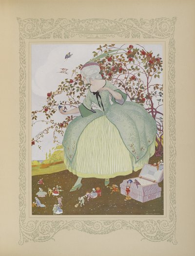 Gracieuse njöt först av att se en sådan extraordinär sak, illustration från 
