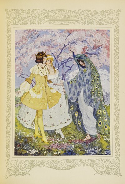 Fairy Candide dök sedan upp framför deras ögon, illustration från 