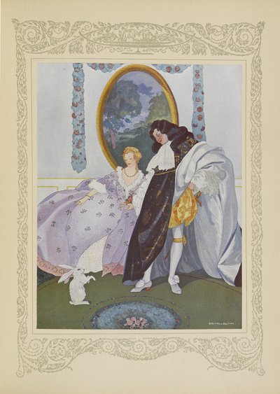 Kungen tittade på den lilla kaninen, illustration från 