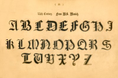 1300-talet. Från MS. München, 1862 av Unbekannt