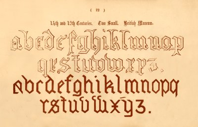 1300- och 1400-talen. Två små. British Museum, 1862 av Unbekannt