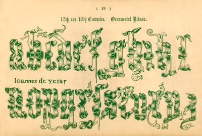 1400- och 1500-talen. Prydnadsband, 1862 av Unbekannt