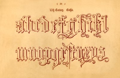 1500-talet. Gothic., 1862 av Unbekannt