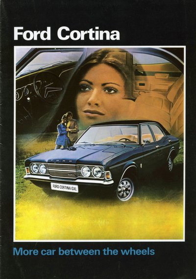 1972 Ford Cortina Mk3 försäljningsbroschyromslag. av Unbekannt
