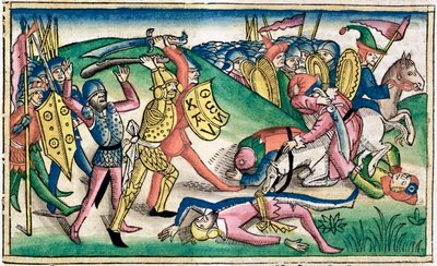 1 Kungaboken 15:16: Krig mellan Asa och Basja av Unbekannt