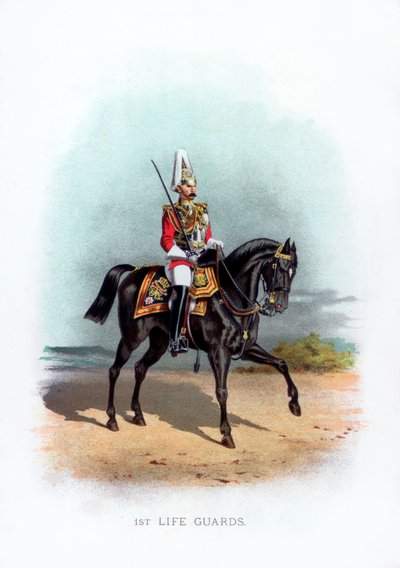 Första livgardet, 1888 av Unbekannt