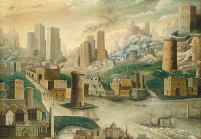 A City of Fantasy, mitten av 1800-talet. av Unbekannt