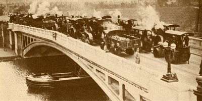 En betongbro över Themsen i Caversham, c1930. av Unbekannt