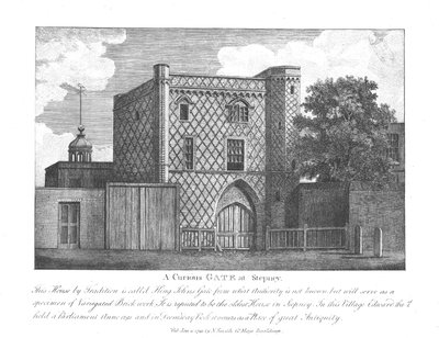 A Curious Gate at Stepney, 1791 av Unbekannt