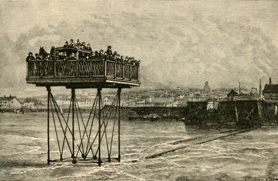 En nyfiken rullande bro, 1882. av Unbekannt