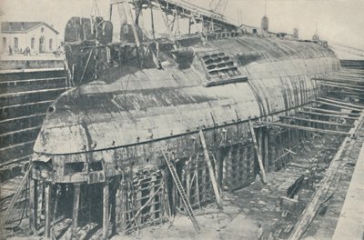 En stor bedrift delvis genomförd. Leonardo da Vinci vilar i torrdocka, 1936 av Unbekannt
