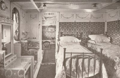 Ett hem på det böljande djupet. Ombord på en Royal Mail., 1914 av Unbekannt