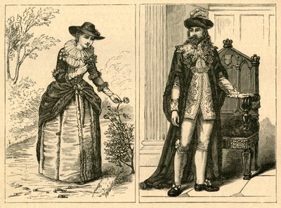 A Lord Mayor and his Lady Mitten av 1600-talet, 1897. av Unbekannt