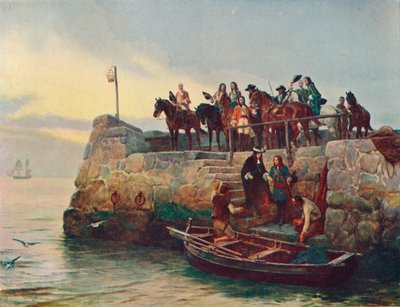A Lost Cause: James II:s flykt efter slaget vid Boyne, 1690 1905 av Unbekannt