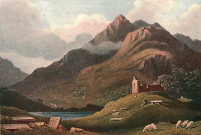 Ett bergslandskap - Ben Lomond, c1900. av Unbekannt