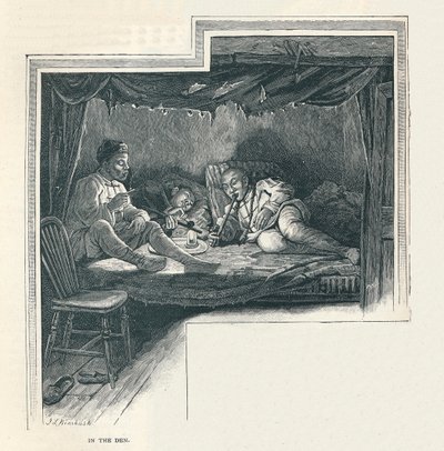 En natt i en opiumhåla, 1891 av Unbekannt