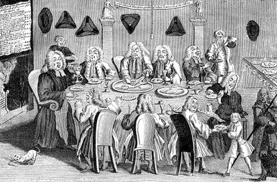 En församlingsfest, 1741 av Unbekannt